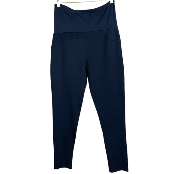 🥳H/P💖BEST IN MATERNITY WEAR🎉•TIME AND TRU•BLACK MATERNITY LEGGINGS SIZE LARGE - Picture 1 of 7